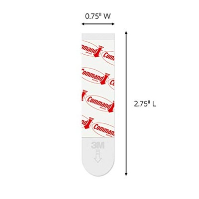 Command 3M orta montaj şeritleri 70 mm x 16 mm 9 yapışkan bant