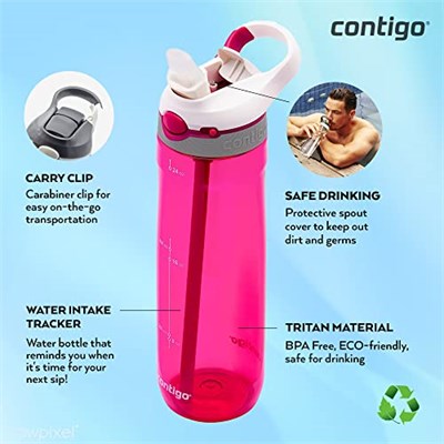 Contigo Ashland Autospout Tritan Suluk 720 ml, Pembe