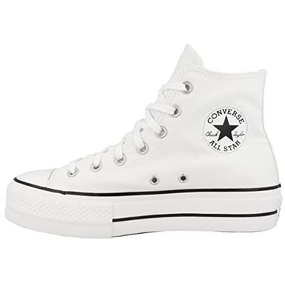 Converse Bayan CTAS Lift Hi Black White spor ayakkabı Siyah Size: