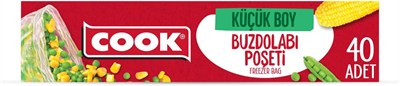Cook Buzdolabı Poşeti, 20 x 30 cm, 40 Yaprak, Şeffaf