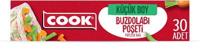Cook Buzdolabı Poşeti Küçük Boy 20 x 30 cm (30 Adet/Kutu içi)
