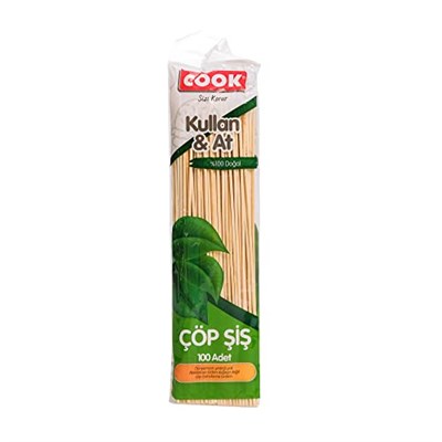 Cook Çöp Şiş, 100 Adet