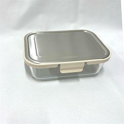 Cooker CKR3489 Cam Saklama Kabı 1500 ml Krem