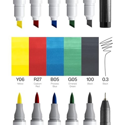 Copic Ciao 5+1 Set - Brights