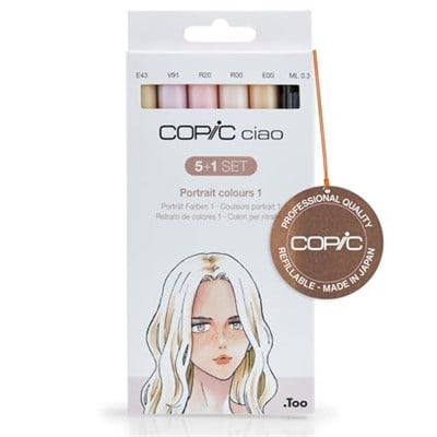 Copic Ciao 5+1 Set - Portrait colors 1