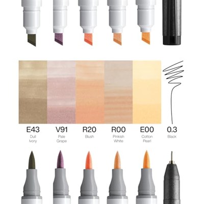 Copic Ciao 5+1 Set - Portrait colors 1