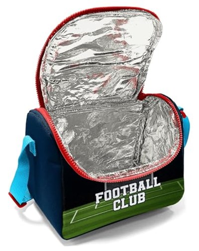 Coral High Beslenme Çantası 11795, Erkek Çocuk, Lacivert Yeşil Futbol, Isı Yalıtımlı