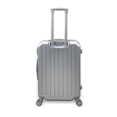 Coral High Diamond ABS Gümüş Orta Boy Valiz 16617