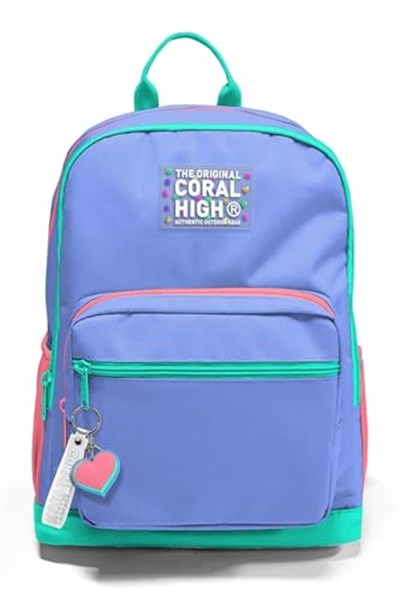 Coral High Dört Bölmeli Derin Mavi Ortaokul Çantası - Erkek Çocuk