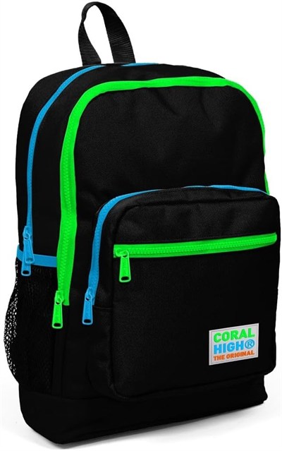 Coral High Kids Dört Bölmeli Siyah Ilkokul Çantası 23717
