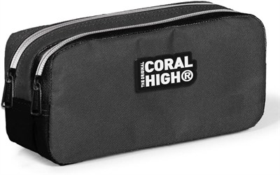Coral High Kids Koyu Gri Iki Bölmeli Kalem Çantası 22191