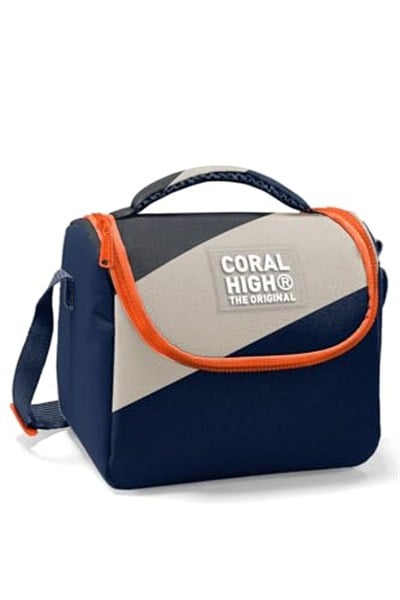 Coral High Kids Lacivert Koyu Gri Bej Renkli Thermo Beslenme Çantası 22793
