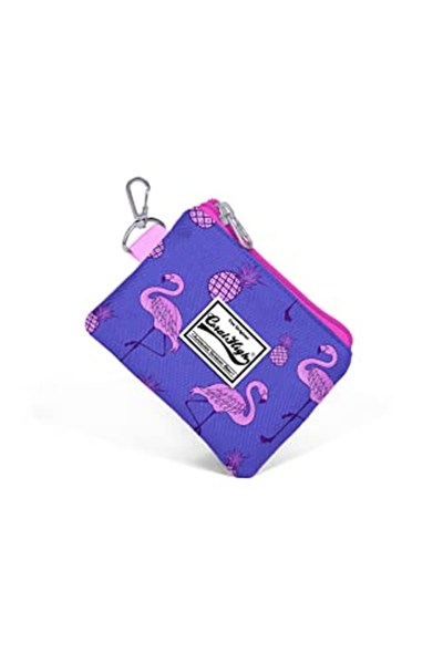 Coral High Kids Lavanta Flamingo Desenli Bozuk Para Çantası 21726