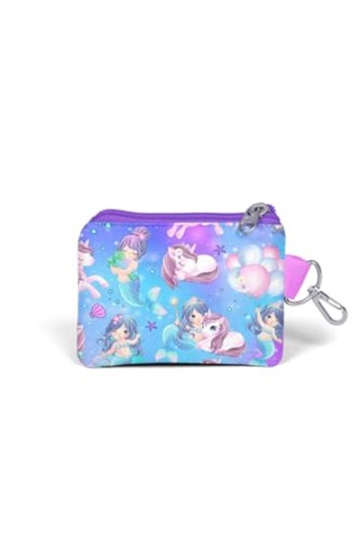 Coral High Kids Mor Pembe Unicorn Deniz Kızı Desenli Bozuk Para Çantası 21916