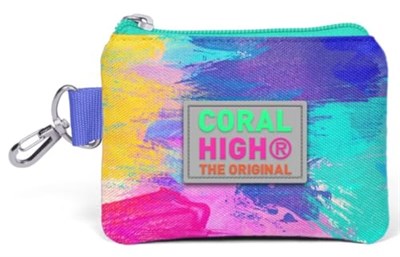 Coral High Kids Renkli Airbrush Desenli Bozuk Para Çantası 21838