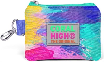 Coral High Kids Renkli Airbrush Desenli Bozuk Para Çantası 21838
