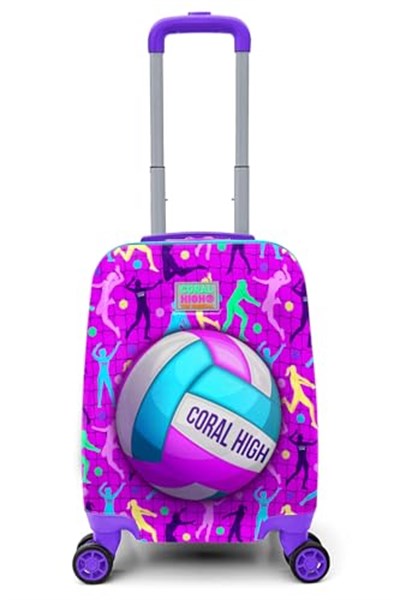 Coral High Kids Voleybol Desenli Çocuk Valizi 16774