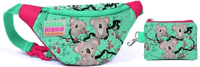 Coral High Koala Baskılı Bel Çantası Seti - Kız Çocuk
