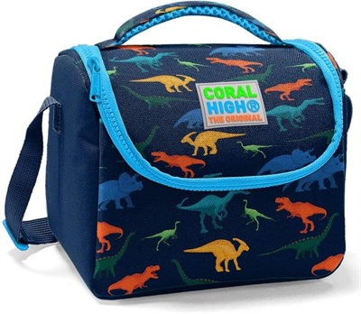 Coral High Lacivert Mavi Dinazorlar Erkek Çocuk Okul Beslenme Çantası