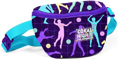 Coral High Mor Voleybol Baskılı Kız Çocuk Bel Çantası