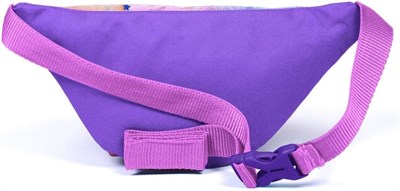 Coral High Pembe Mor Fashion Girl Baskılı Kız Çocuk Bel Çantası