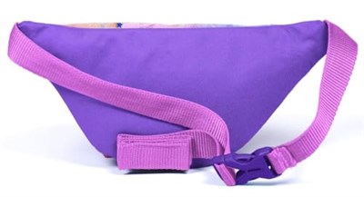 Coral High Pembe Mor Fashion Girl Baskılı Kız Çocuk Bel Çantası