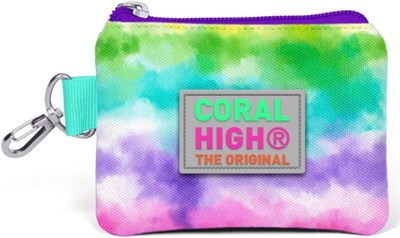 Coral High Renkli Desenli Bozuk Para Çantası - Kız Çocuk