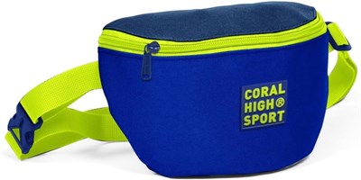 Coral High Sport Koyu Mavi İki Bölmeli Bel Çantası