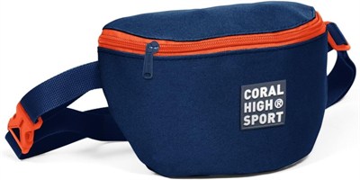 Coral High Sport Lacivert İki Bölmeli Bel Çantası