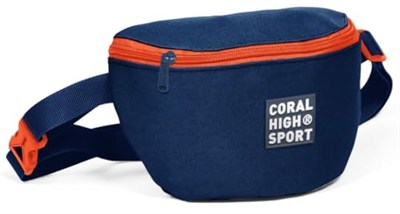 Coral High Sport Lacivert İki Bölmeli Bel Çantası