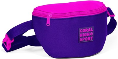 Coral High Sport Mor-Pembe İki Bölmeli Bel Çantası