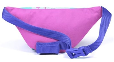 Coral High Turkuaz Pembe Dondurmalı Kedi Baskılı Kız Çocuk Bel Çantası
