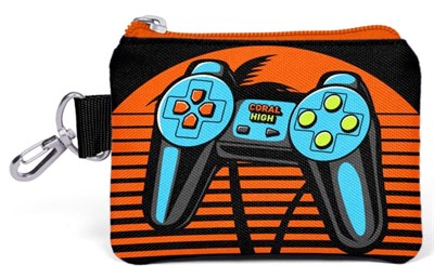 Coral High Turuncu Gamers Bozuk Para Çantası - Erkek Çocuk