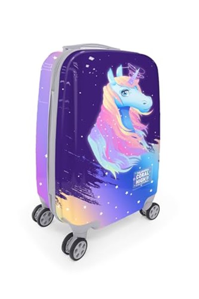 Coral High Unicorn Desenli Kabin Boy Valiz (50cm) 16540