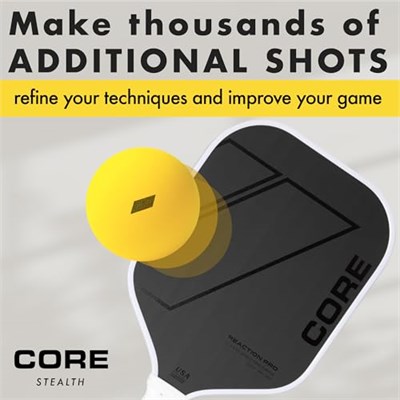 CORE Stealth Sessiz Turşu Topları - İç ve Dış Mekan Oyunları için Köpük Turşu Topları - Gürültü Azaltıcı ve Yüksek Performans - HOA Onaylı (3lü Set)