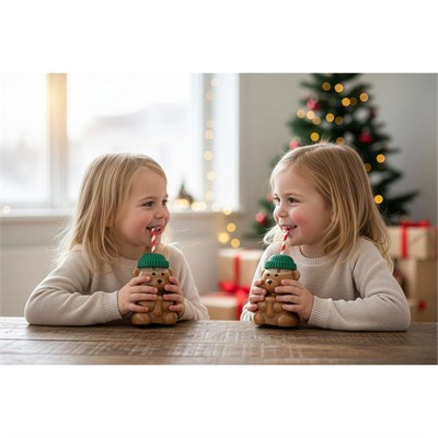 Cornella Bear Cam Barista Soğuk Ayıcıklı İçecek Bardağı 550 Ml
