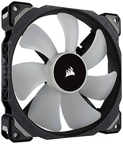 Corsair ML Serisi ML140 PRO RGB, 140mm, PWM, Lighting Node PRO RGB Kontrolcü Dahil, Manyetik Yataklı RGB Fan, 2li Paket (CO-9050078-WW)