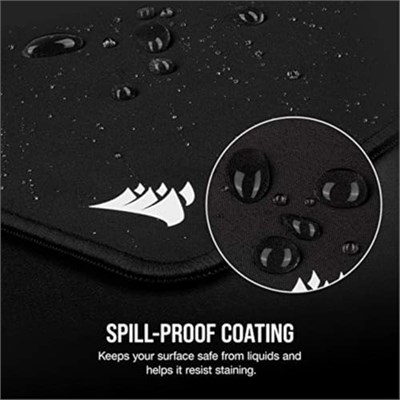 Corsair MM350 PRO Sıçrama geçirmez Premium kumaş oyun mouse pad, Alan 93 × 40 cm, Mikrofiber kumaş, 4mm Güçlü Yumuşak Kauçuk Konstrüksiyon, Kaymaz Kauçuk Taban, siyah, Genişletilmiş XL | 93 cm x 40 cm