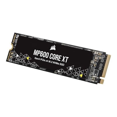 Corsair MP600 Core XT 1TB M.2 PCIe Gen4 NVMe SSD - 5900 MB/sye kadar - QLC NAND - M.2 2280 - PCIe 4.0 Dizüstü Bilgisayarlar ve Masaüstü Bilgisayarlar için - Siyah
