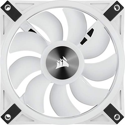Corsair QL Serisi, iCUE QL120 RGB Beyaz, 120mm, PWM, RGB Fan (CO-9050103-WW)