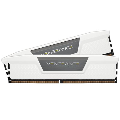 CORSAIR Vengeance DDR5 RAM 32GB (2x16GB) 6000MHz CL36-44-44-96 1.35V AMD Expo & Intel XMP Masaüstü Bilgisayar Belleği - Beyaz (CMK32GX5M2E6000Z36W)