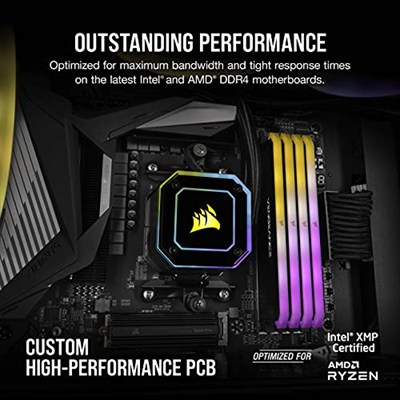 Corsair Vengeance RGB RS 16 GB (1 x 16 GB) DDR4 3.200MHz C16 Bellek (Dinamik RGB Aydınlatma, Intel ve AMD 300/400/500 Serisi ile Uyumlu) Siyah