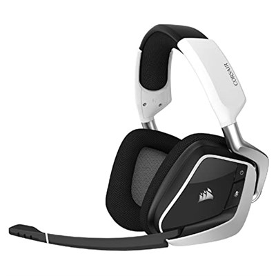 Corsair VOID RGB ELITE Kablosuz Oyun Kulaklığı - 7.1 Surround Ses - Discord Sertifikalı - iCUE Uyumlu - PC, Mac, PS5, PS4 - Beyaz
