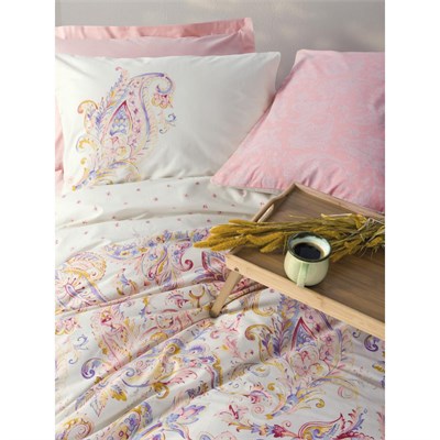 Cotton Box Bohem Tek Kişilik Nevresim Takımı Muna Pembe