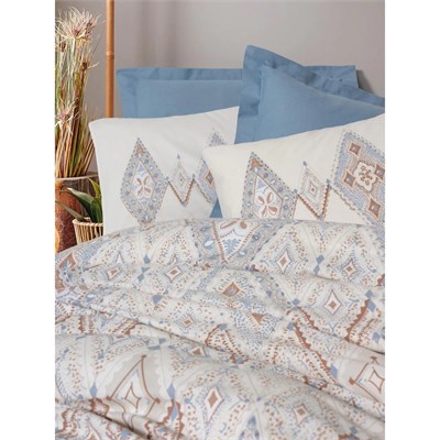Cotton Box Bohem Tek Kişilik Nevresim Takımı Zanora Indigo