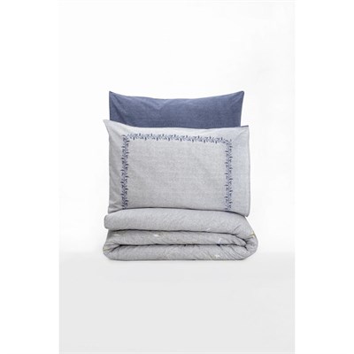 Cotton Box Çift Kişilik Nevresim Takımı Nitsa Lacivert