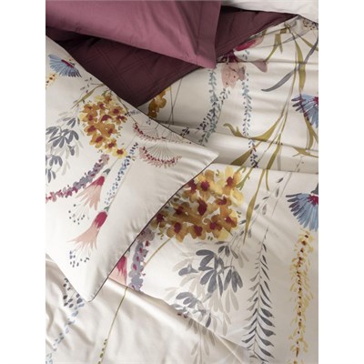 Cotton Box Çift Kişilik Nevresim Takımı Flos Bordo