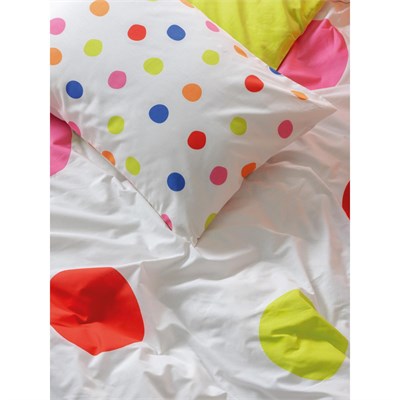 Cotton Box Çift Kişilik Nevresim Takımı Dotsy Turuncu