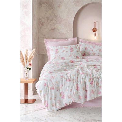 Cotton Box Çift Kişilik Nevresim Takımı Rosalie Pembe