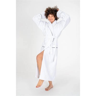 Cotton Box Classic Bornoz Seti Mahur Beyaz Unisex l/xl